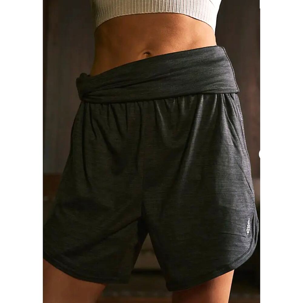 Free People Movement Sublime Rebound Foldover Shorts Gray Size XS